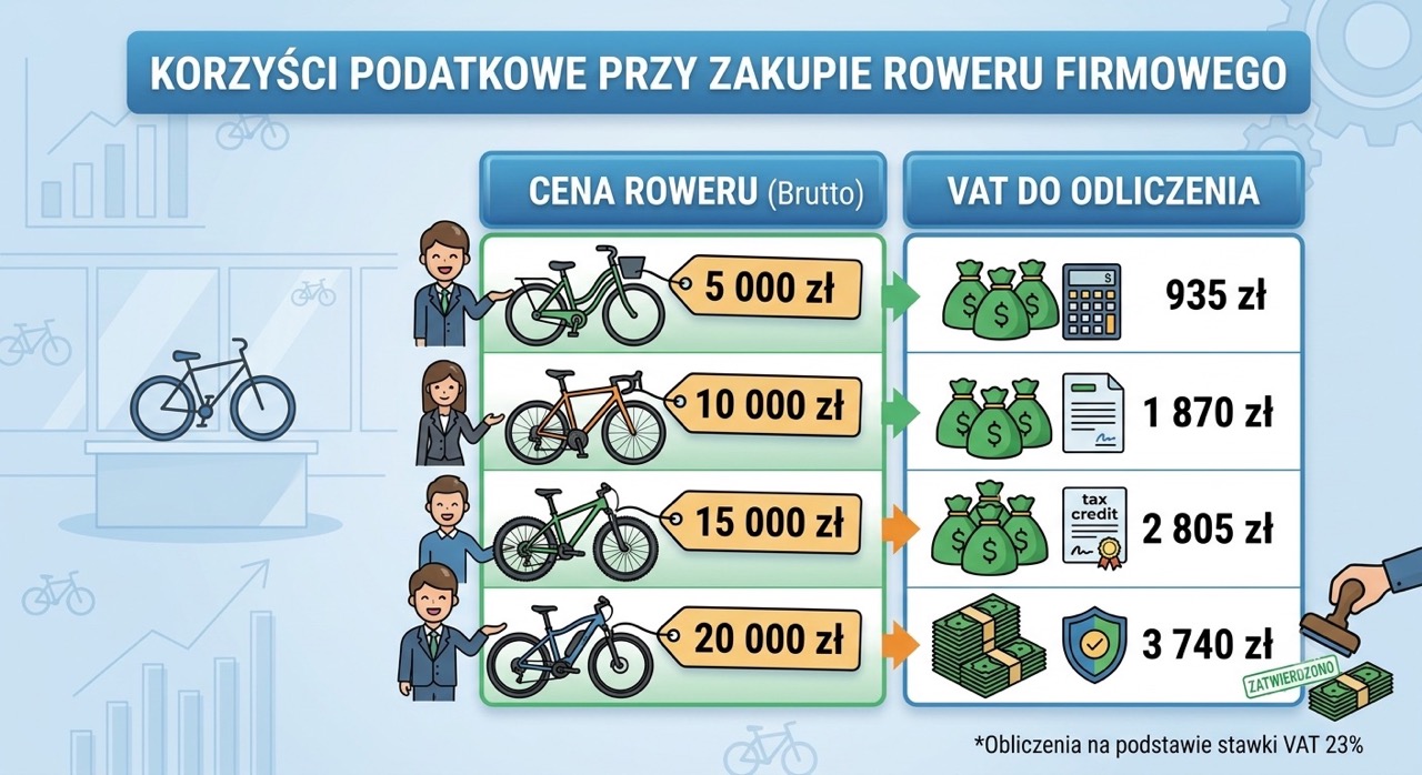 czy można odliczyć vat od roweru
